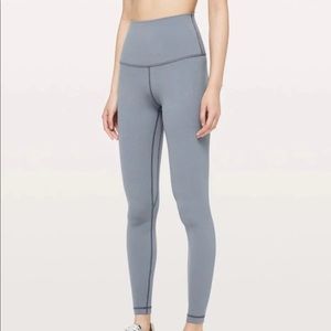 Lululemon align pants 28 steam blue gray